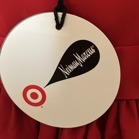 Target x Neiman Marcus-Jason Wu:Red Holiday/Christmas Dress- Gold tone-24 Months - Picture 4 of 16